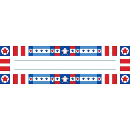 Barker Creek Americana Bulletin Board Signs/Name Plates, 36/Pack 1411